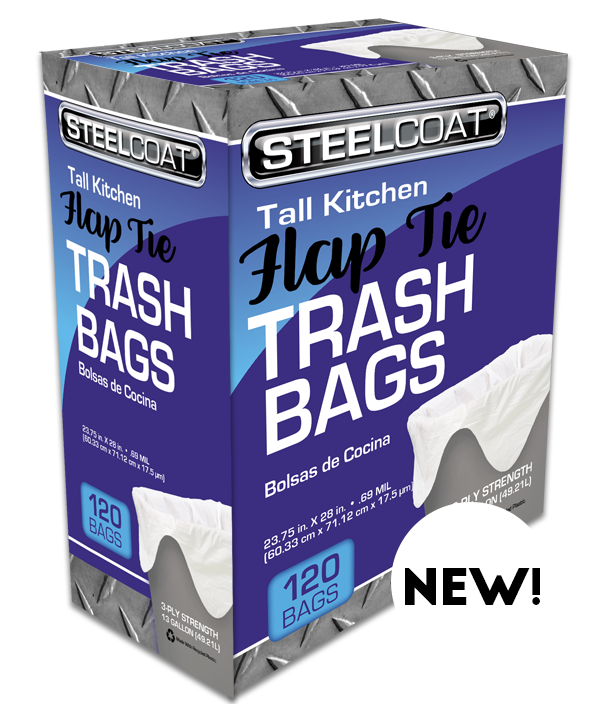 SteelCoat SteelCoat Clear Contractor/Trash Bags 42 gallon 20ct